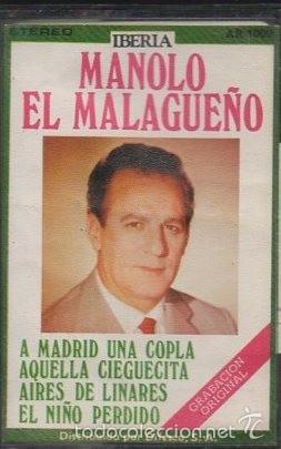 Casetes antiguos: MANOLO EL MALAGUE&Ntilde;O. CASE-14615 - Foto 1