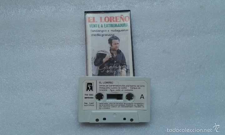 Casetes antiguos: EL LORE&Ntilde;O - VENTE A EXTREMADURA CASSETTE 1983 - Foto 1