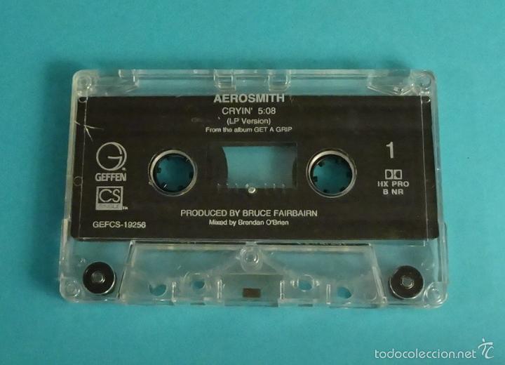 Casetes antiguos: CINTA AEROSMITH : CRYIN, WALK ON DOWN - Foto 1