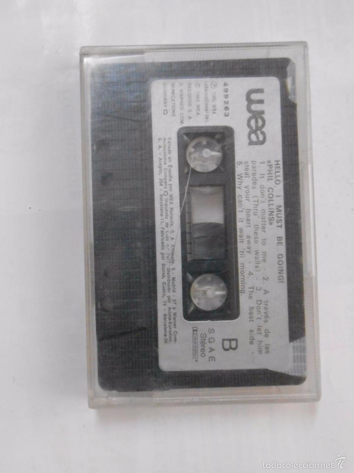 Casetes antiguos: PHIL COLLINS. HELLO, I MUST BE GOING! TDKCST1C - Foto 1