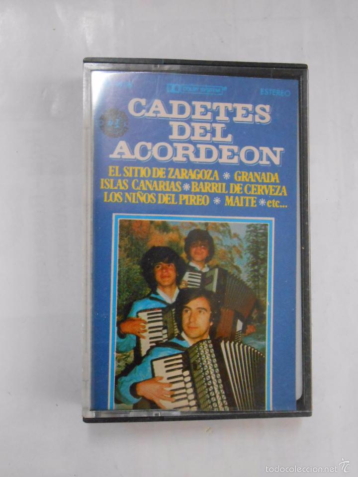 Casetes antiguos: CADETES DEL ACORDEON. EL SITIO DE ZARAGOZA. GRANADA. ISLAS CANARIAS. BARRIL DE CERVEZA... TDKCST1C