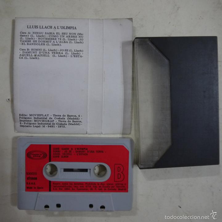 Casetes antiguos: LLUIS LLACH A LOLYMPIA - CASETE 1973 - Foto 2