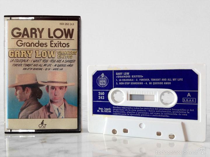 Casetes antiguos: CASETE - GARY LOW - GRANDES EXITOS - HISPAVOX - 1984 - Foto 1