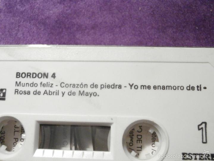 Casetes antiguos: CINTA DE CASSETTE - CASETE - BORDON 4 - AMALGAMA  - 1988 - Foto 3