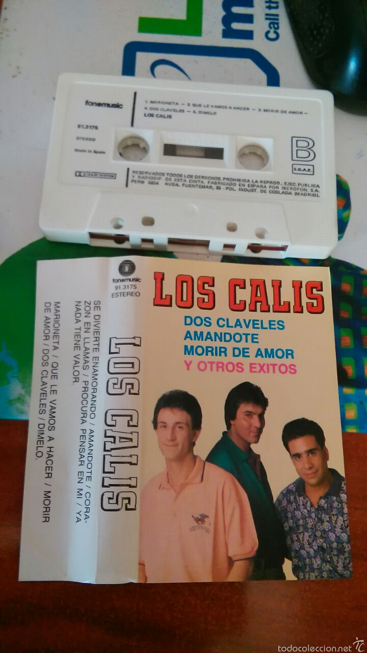 Casetes antiguos: Los calis casete 1991 - Foto 1