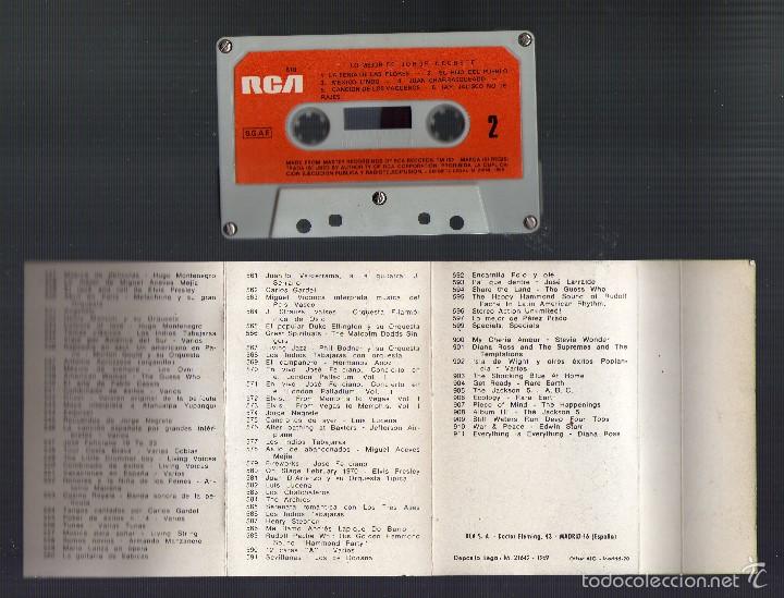 Casetes antiguos: CASSETTE: LO MEJOR DE JORGE NEGRETE &middot; Rca, 1969 - Foto 4