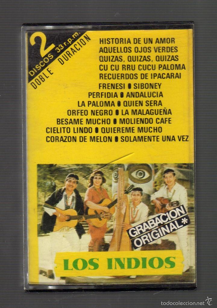 Casetes antiguos: LOS INDIOS (c&iacute;rculo del cassette, 1978) - Foto 1
