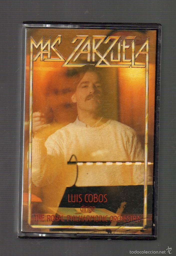 Casetes antiguos: LUIS COBOS - M&Aacute;S ZARZUELA &middot; CBS, 1985 - - Foto 1