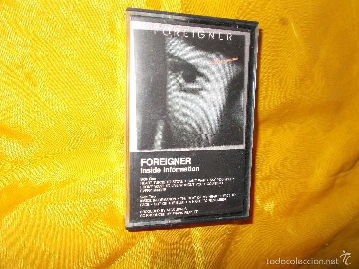 Casetes antiguos: FOREIGNER. INSIDE INFORMATION. CASETE. ATLANTIC 1987 - Foto 1