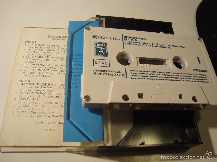 Casetes antiguos: RAR CASSETTE. MINA. SINGULAR. MADE IN SPAIN - Foto 2