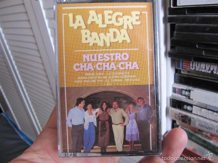 Casetes antiguos: LA ALEGRE BANDA NUESTRO CHA-CHA-CHA-RARO CASETTE-PRECINTADO