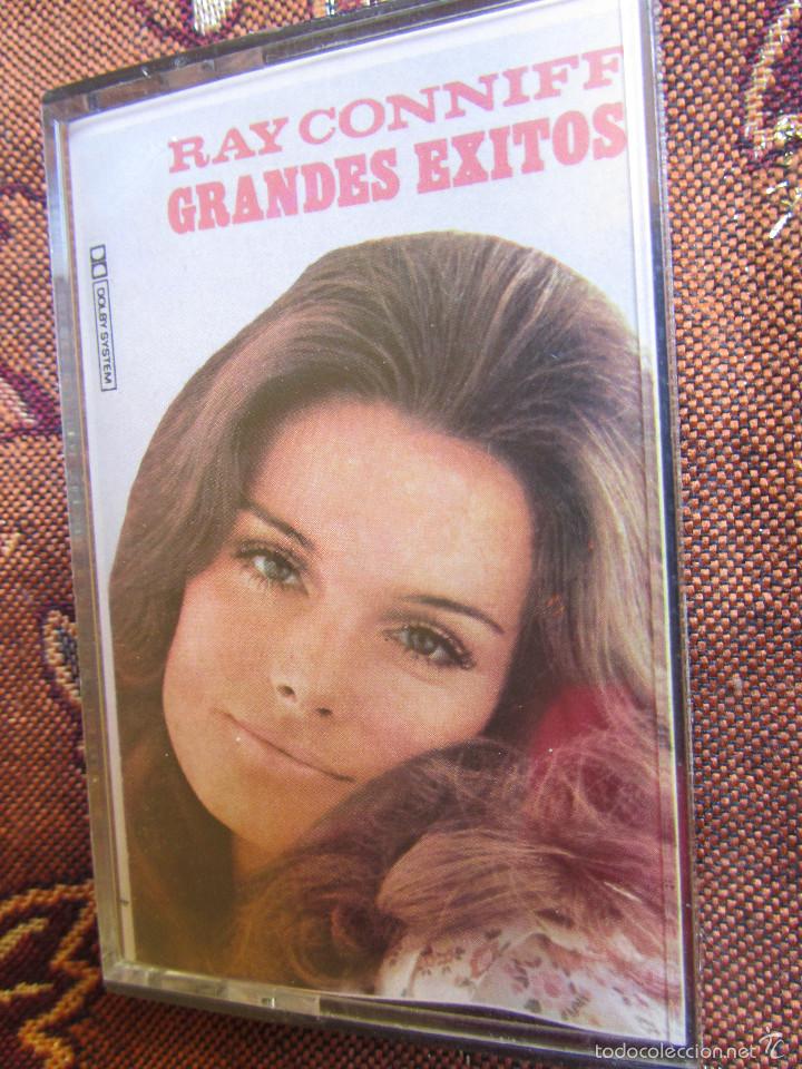 Casetes antiguos: RAY CONNIFF- CASSETTE- TITULO GRANDES EXITOS- 10 TEMAS- CASSETTE PLASTIFICADA DE FCA. - Foto 1