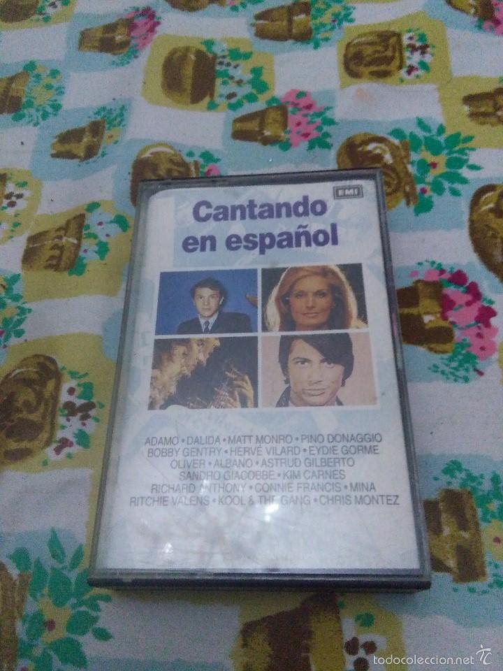 Casetes antiguos: CANTANDO EN ESPA&Ntilde;OL. CF1 - Foto 1