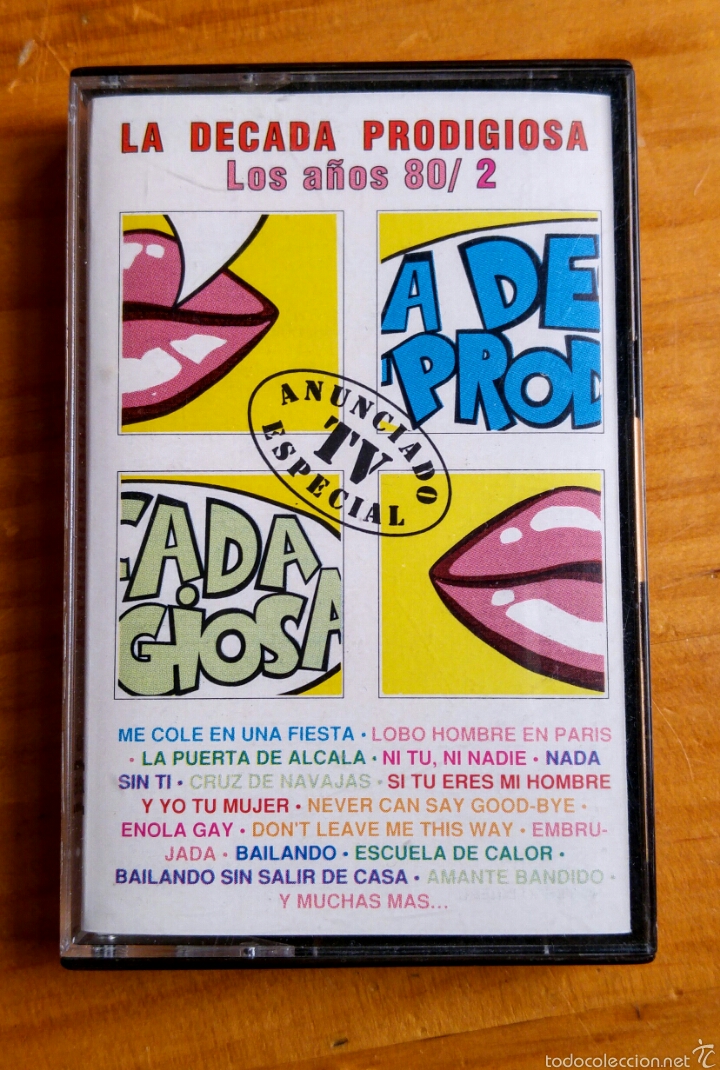 Casetes antiguos: La decada prodigiosa. Cassette original - Foto 1