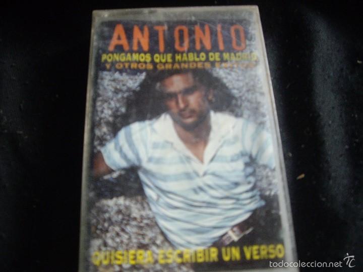 Casetes antiguos: ANTONIO FLORES-PONGAMOS QUE HABLO DE MADRID Y OTROS EXITOS-SONY-MUY RARO