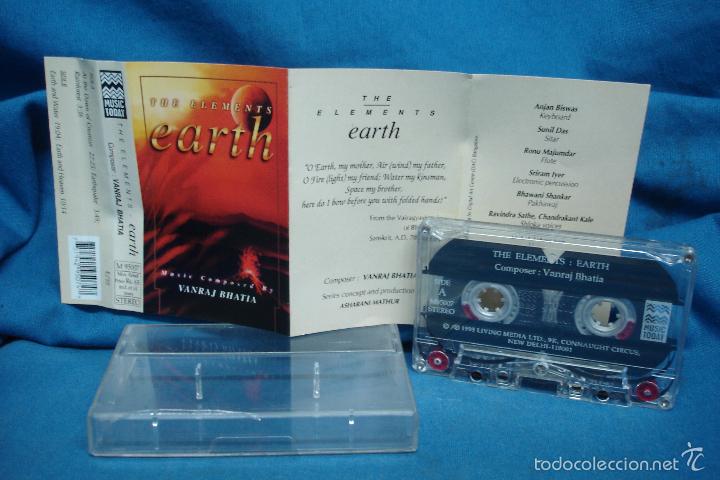 Casetes antiguos: EARTS - THE ELEMENTS - VANRAJ BHATIA - MUSIC TODAY 1995 - Foto 1