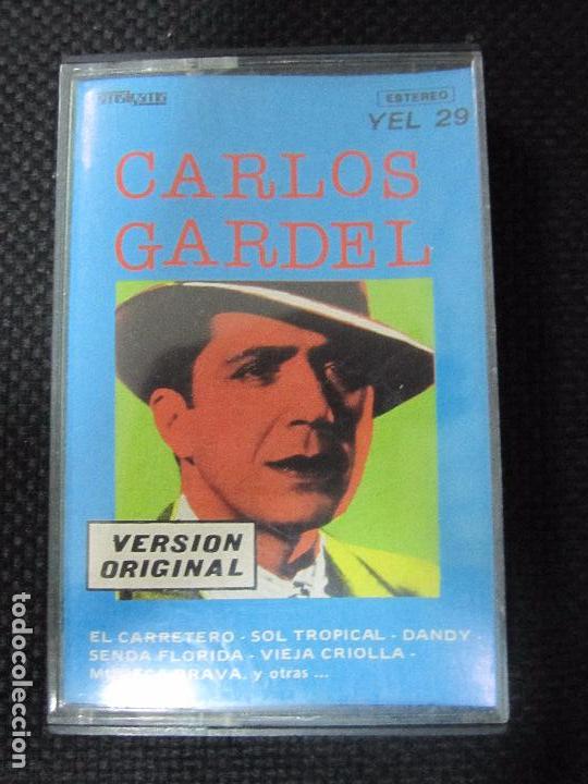 Casetes antiguos: CASETE. CARLOS GARDEL. VERSION ORIGINAL. - Foto 1