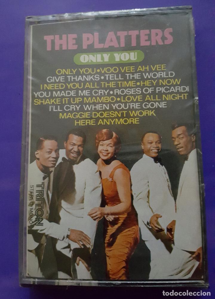 Casetes antiguos: THE PLATTERS. ONLY YOU - Foto 1