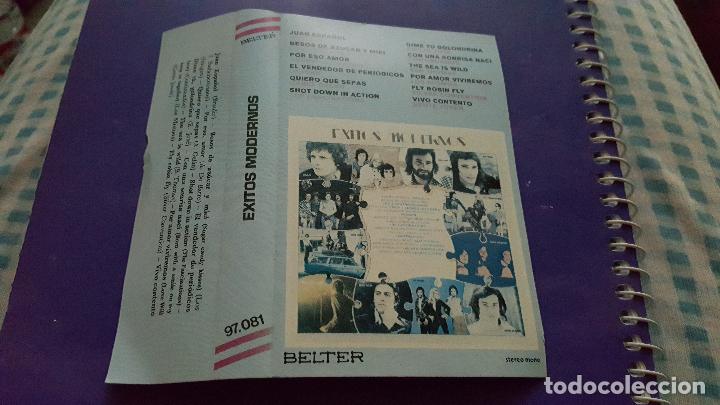 Casetes antiguos: EXITOS M9DERNOS. LOS 3 SUDAMERICANOS, BRAULIO,...1975 - Foto 2