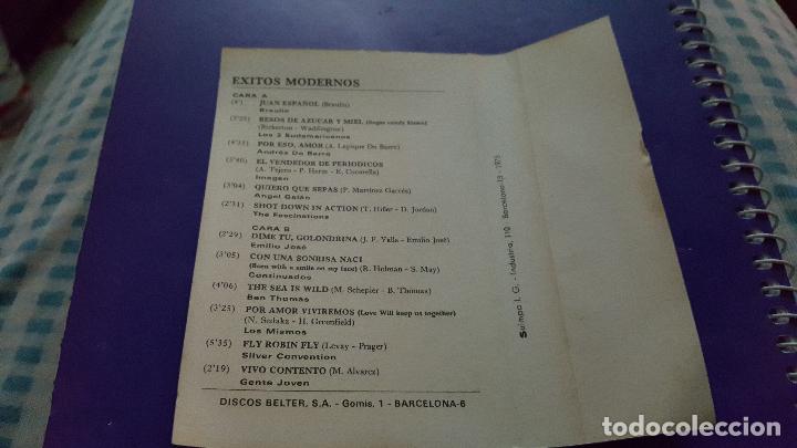 Casetes antiguos: EXITOS M9DERNOS. LOS 3 SUDAMERICANOS, BRAULIO,...1975 - Foto 3