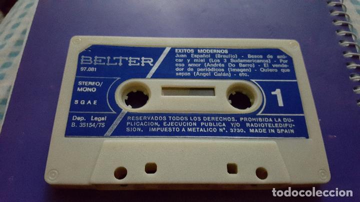 Casetes antiguos: EXITOS M9DERNOS. LOS 3 SUDAMERICANOS, BRAULIO,...1975 - Foto 6