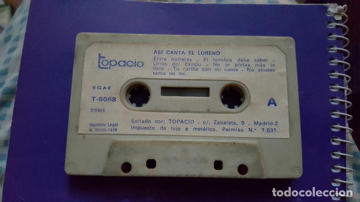 Casetes antiguos: AS&Iacute; CANTA EL LORE&Ntilde;O - Foto 1