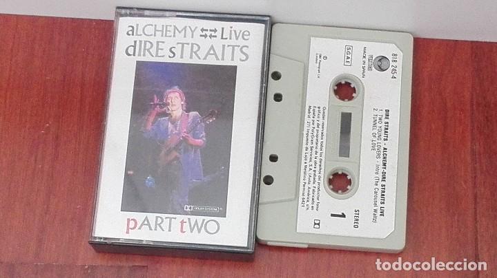 Casetes antiguos: CASSETTE DIRESTRAITS.ALCHEMY LIVE PART TWO.POLYGRAM.1984 - Foto 1