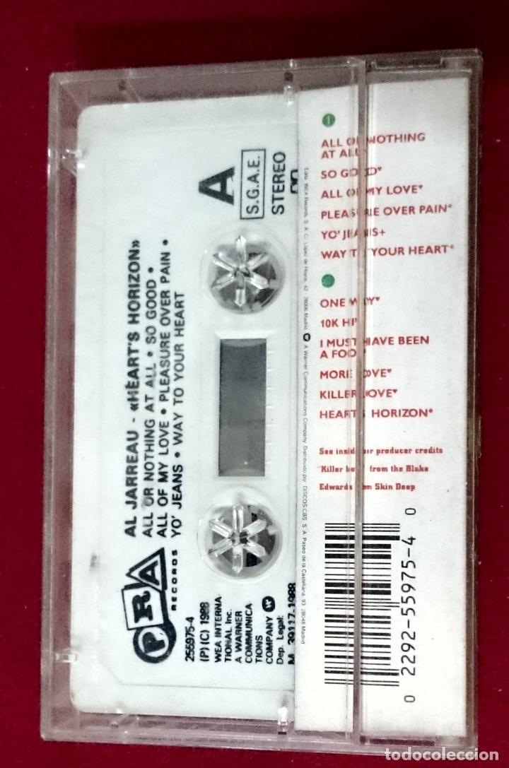 Casetes antiguos: Al Jarreau - Heart&acute;s horizon - Foto 2