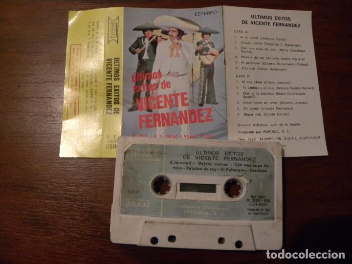 Casetes antiguos: VICENTE FERNANDEZ-GRANDES EXITOS - Foto 1