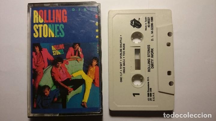Casetes antiguos: ROLLING STONES - DIRTY WORK (1986) (CASSETTE) - Foto 1