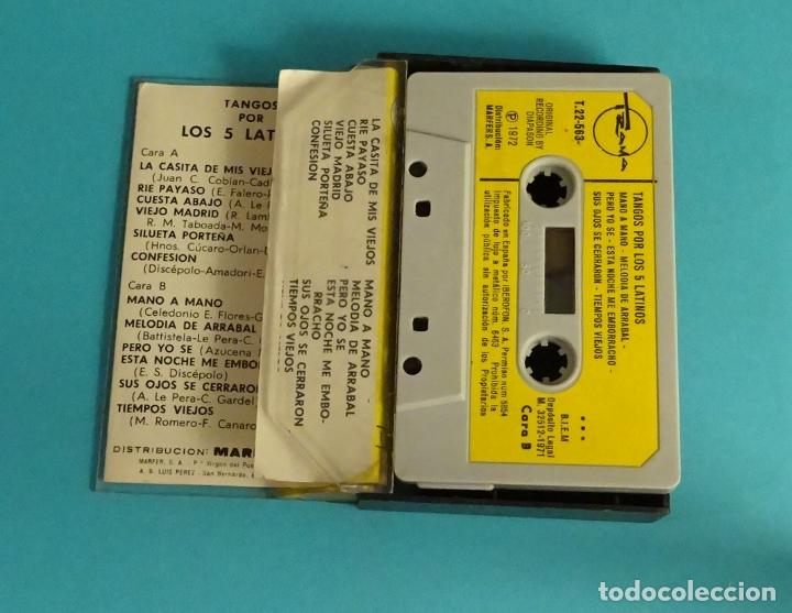Casetes antiguos: LOS 5 LATINOS. TANGOS - Foto 2
