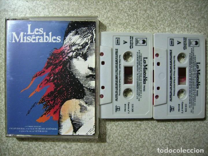 Casetes antiguos: LES MISERABLES...BSO...1&ordf; edicion original...DOBLE....PEDIDO MINIMO 5&euro; - Foto 1