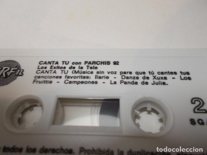 Casetes antiguos: PARCHIS 92 Canta tu - Los &eacute;xitos de la tele - Foto 2