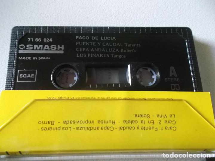Casetes antiguos: PACO DE LUCIA - SMASH STEREO 1981 - Foto 2