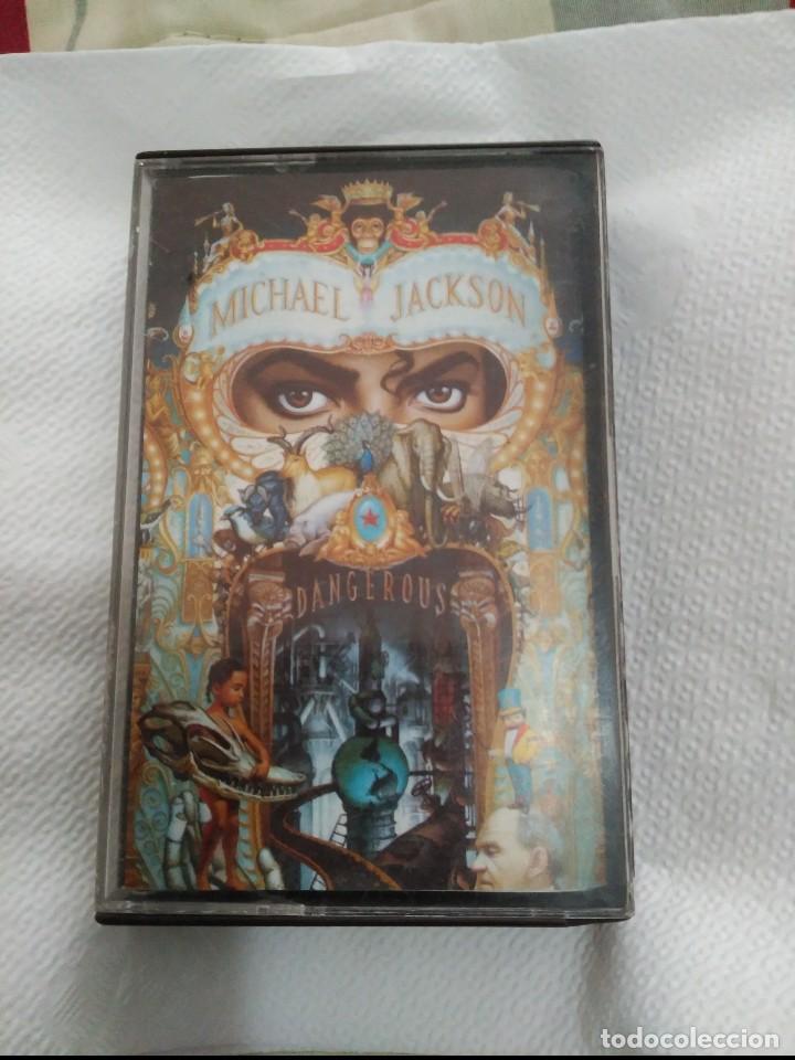 Casetes antiguos: casete michael jackon dangerous 1991 - Foto 2