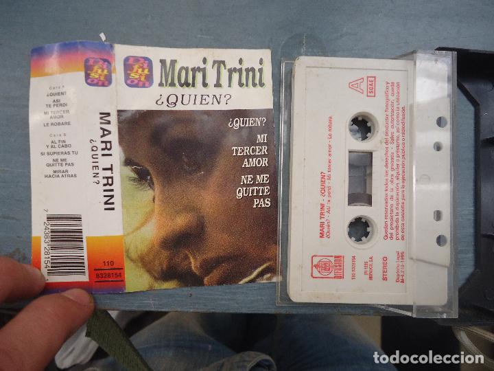 Casetes antiguos: DIFICIL CASETE MARI TRINI  &iquest;QUIEN? - Foto 1