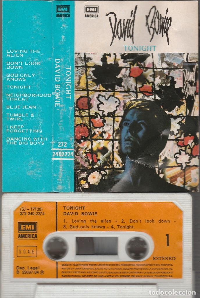 Casetes antiguos: DAVID BOWIE - TONIGHT (CASSETTE EMI ESPA&Ntilde;A) - Foto 1