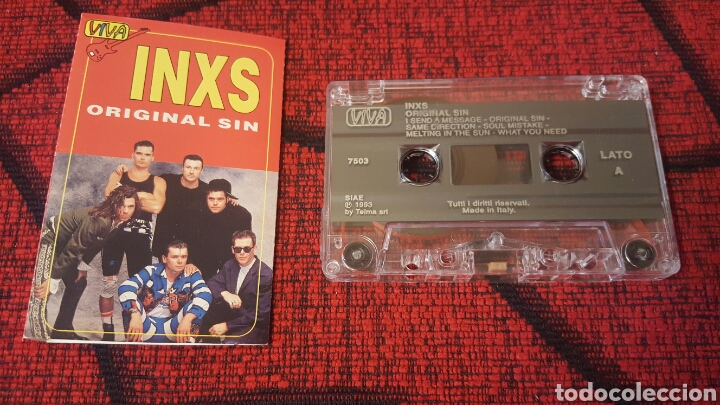 Casetes antiguos: INXS Original Sin CASSETTE EN DIRECTO RARO - Foto 1