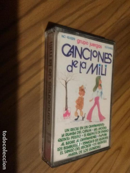 Old Cassettes: CANCIONES DE LA MILI. GRUPO JUERGAS. BUEN ESTADO. ALGO RARA
