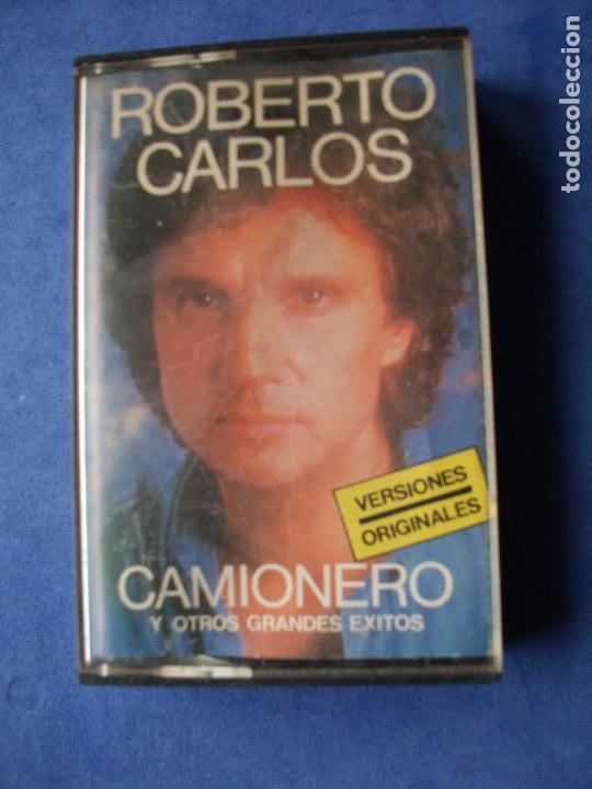 Casetes antiguos: CASSETTE DE ROBERTO CARLOS ,CAMIONERO Y OTROS EXITOS - Foto 1