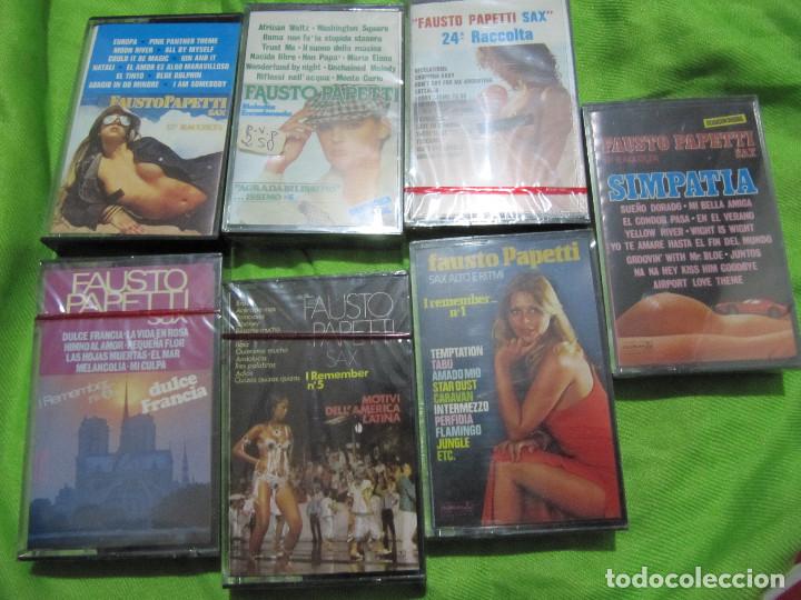 Casetes antiguos: lote 7 casetes fausto papetti - Foto 1