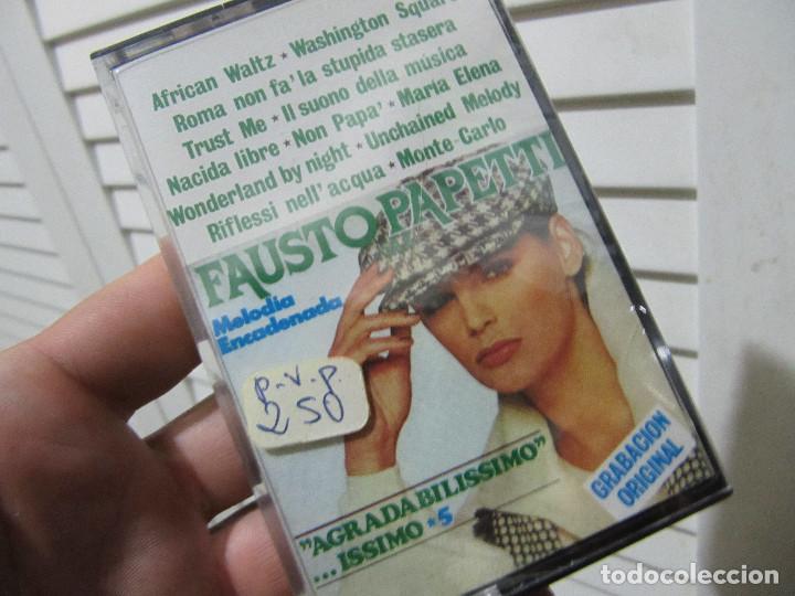 Casetes antiguos: lote 7 casetes fausto papetti - Foto 4