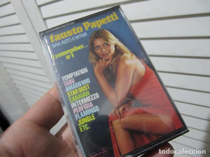 Casetes antiguos: lote 7 casetes fausto papetti - Foto 7