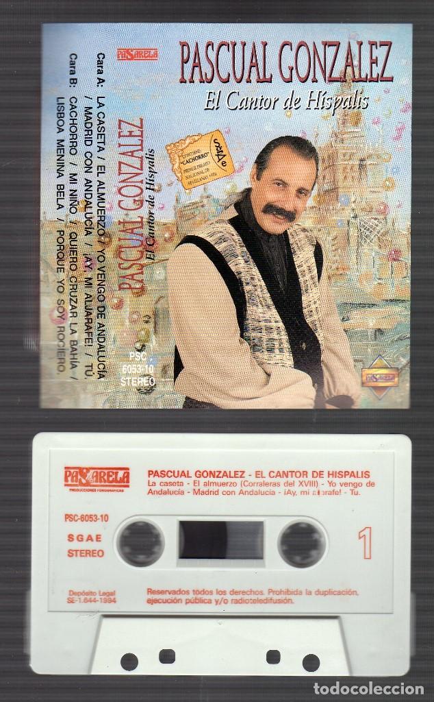 Casetes antiguos: CASSETTE: PASCUAL GONZ&Aacute;LEZ &middot; el cantor de h&iacute;spalis &middot; PASARELA, 1994 - Foto 3