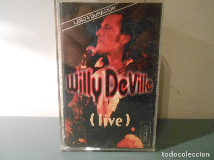 Casetes antiguos: WILLY DE VILLE - LIVE - Foto 1
