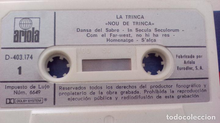 Casetes antiguos: LA TRINCA NOU DE TRINCA - Foto 2