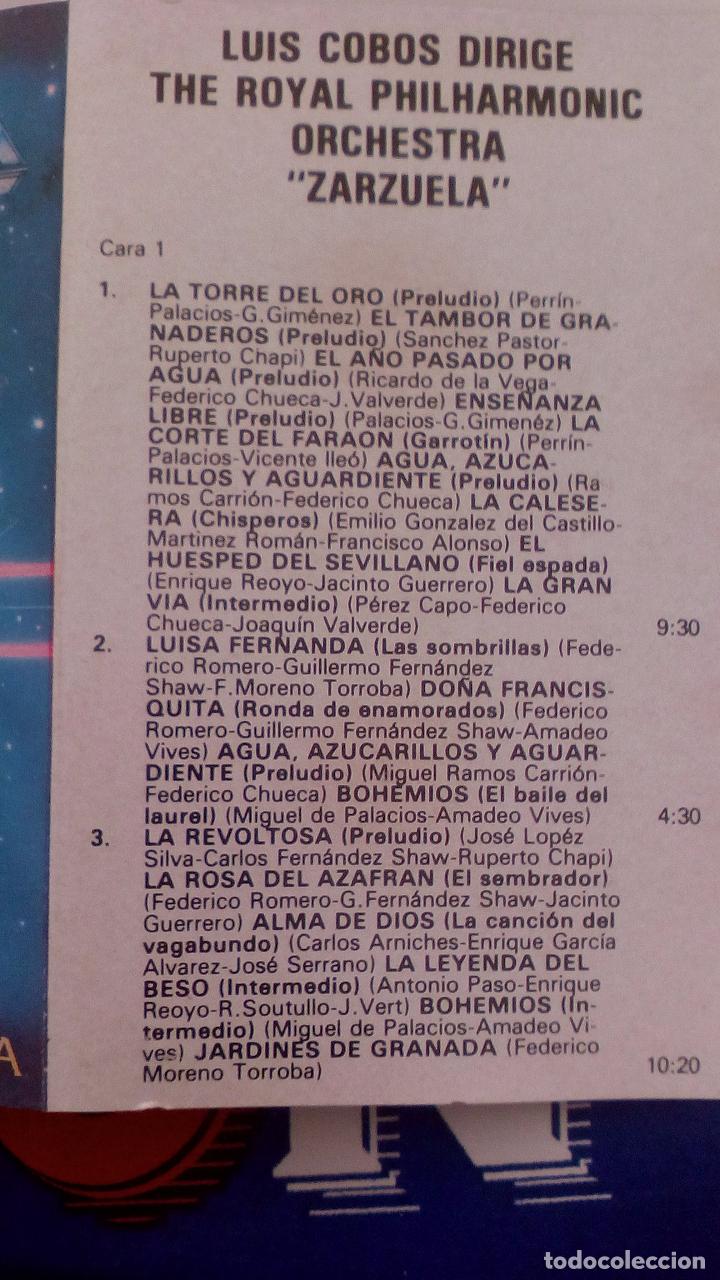 Casetes antiguos: LUIS COBOS ZARZUELAS - Foto 2