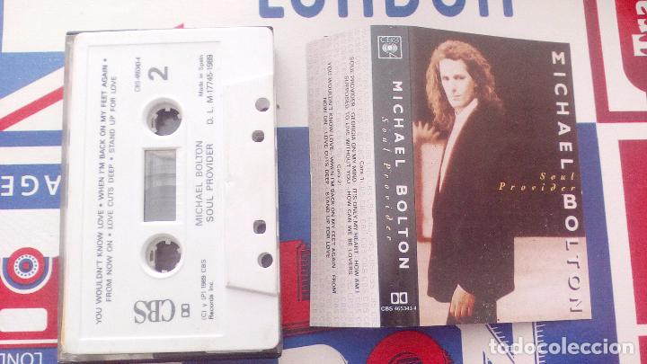 Casetes antiguos: MICHAEL BOLTON SOUL PROVIDER - Foto 1