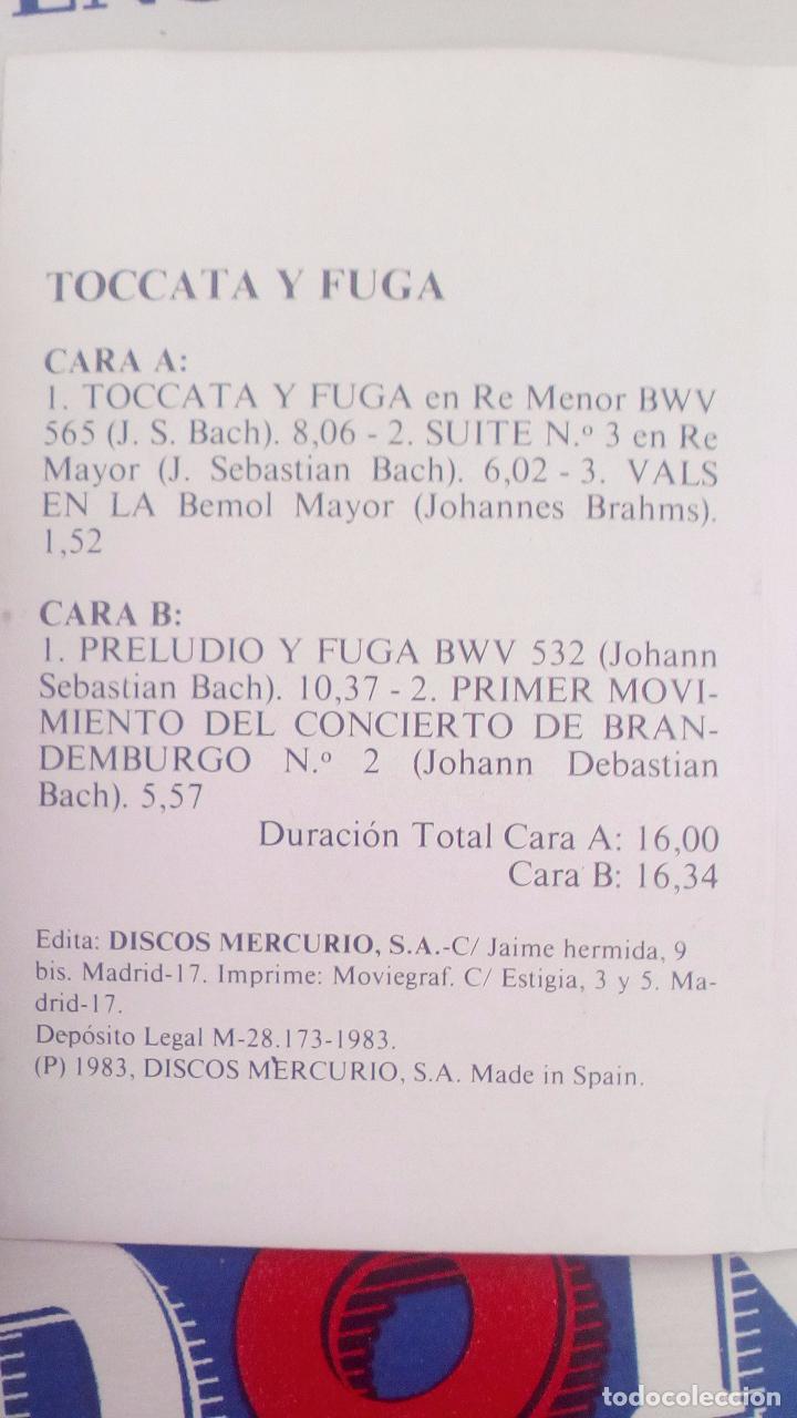 Casetes antiguos: JS BACH TOCCATAY FUGA - Foto 2