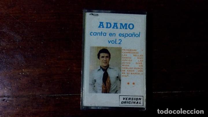 Casetes antiguos: ADAMO - CANTA EN ESPA&Ntilde;OL - Foto 1